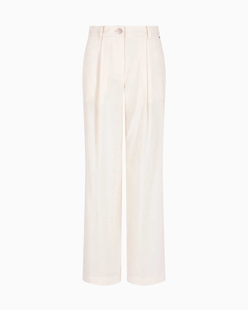 Calça de perna larga com pregas Armani Exchange