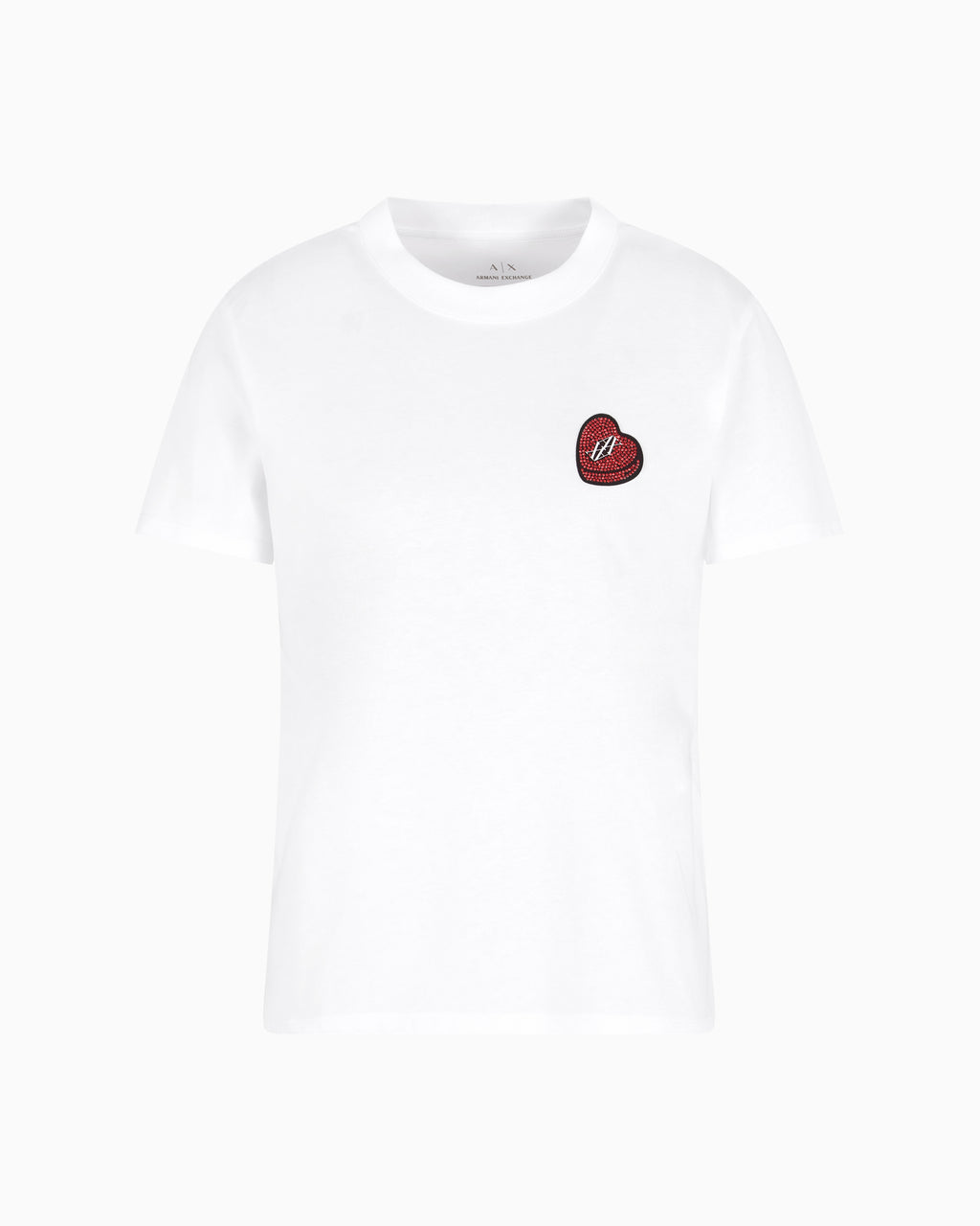 T-shirt com coração Armani Exchange