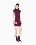 Vestido curto de malha elástica Armani Exchange