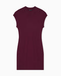 Vestido curto de malha elástica Armani Exchange