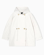 Parka curta em tecido de cetim Armani Exchange