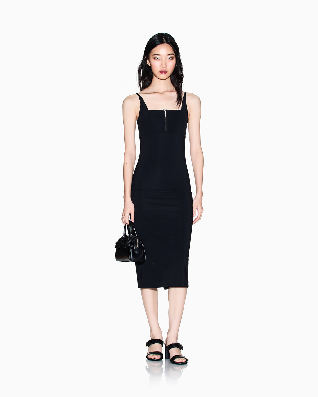 Vestido midi justo Armani Exchange
