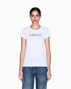 T-shirt estampa com brilho Armani Exchange