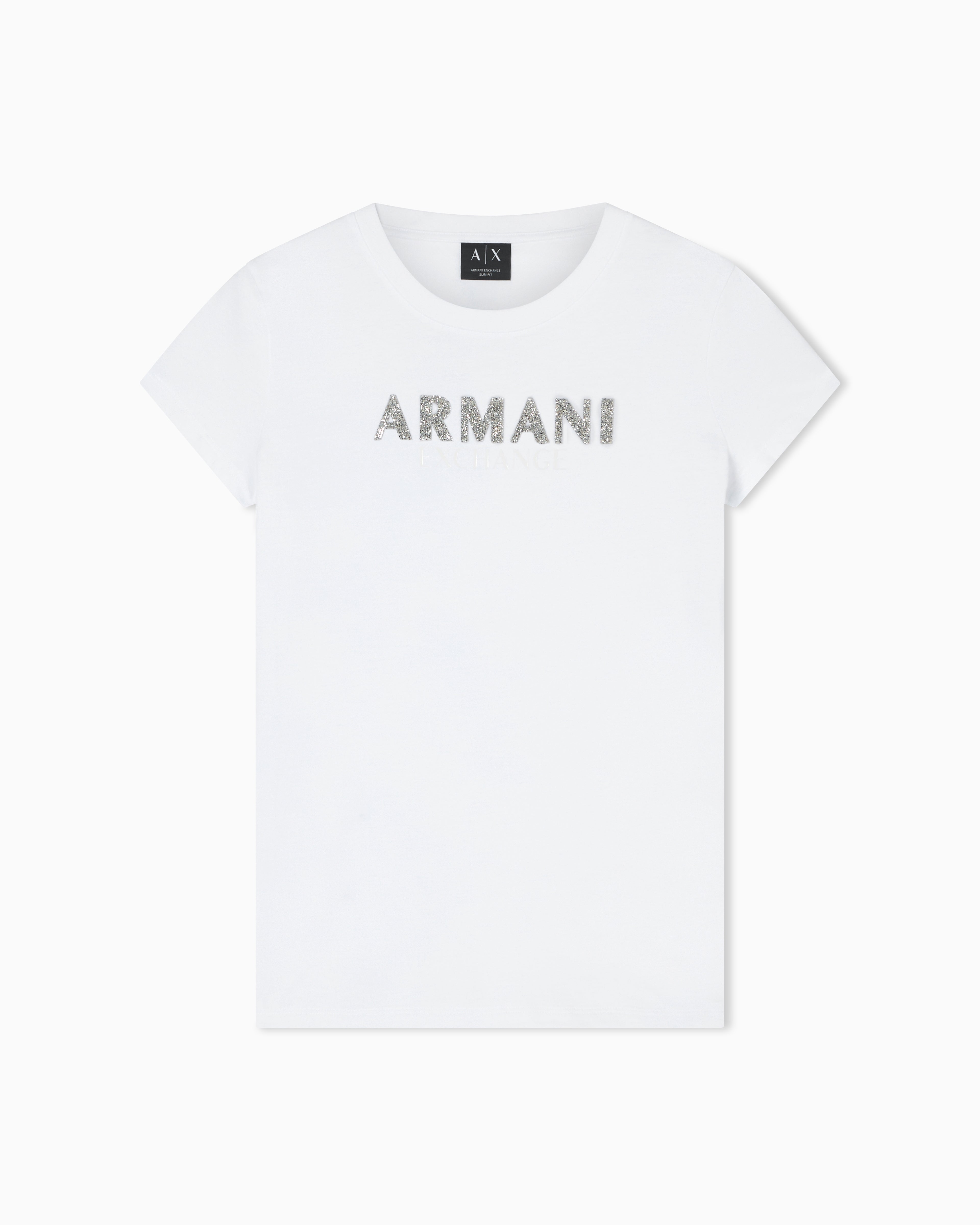 T-shirt estampa com brilho Armani Exchange