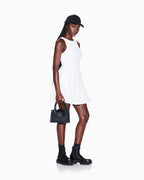 Vestido curto plissado Armani Exchange
