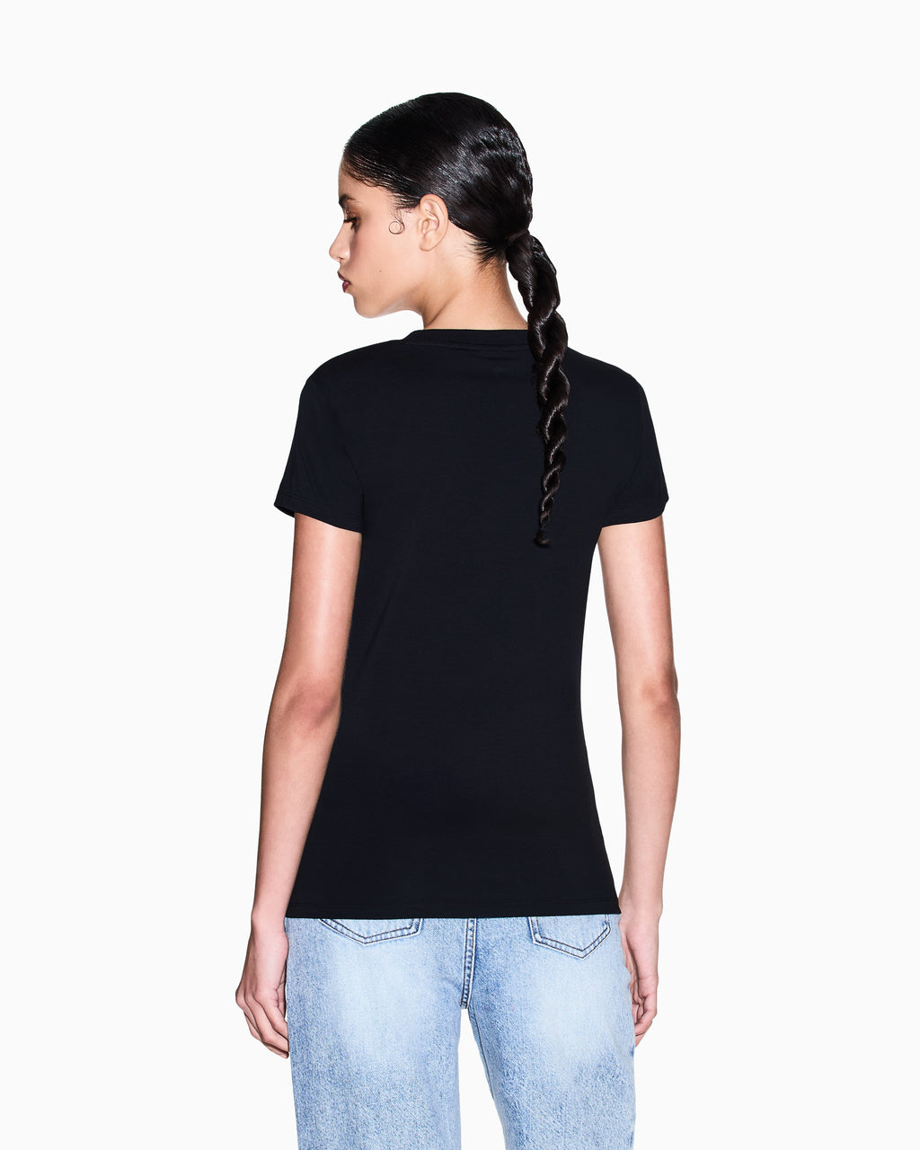 T-shirt detalhes brilhantes Armani Exchange