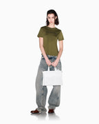 T-shirt logotipo de lantejoulas Armani Exchange