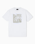 T-shirt com estampa artística bordada Armani Exchange