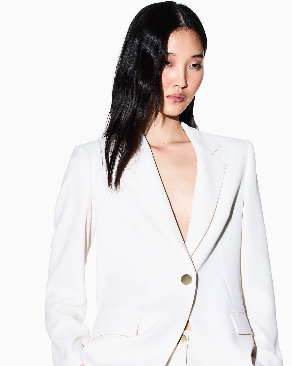Blazer abotoamento simples Armani Exchange