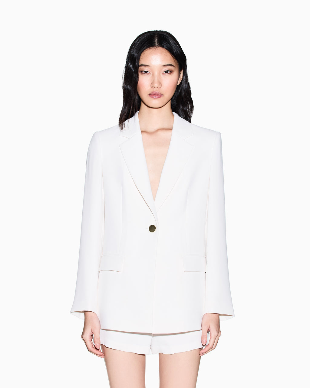 Blazer abotoamento simples Armani Exchange