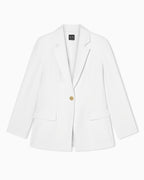 Blazer abotoamento simples Armani Exchange