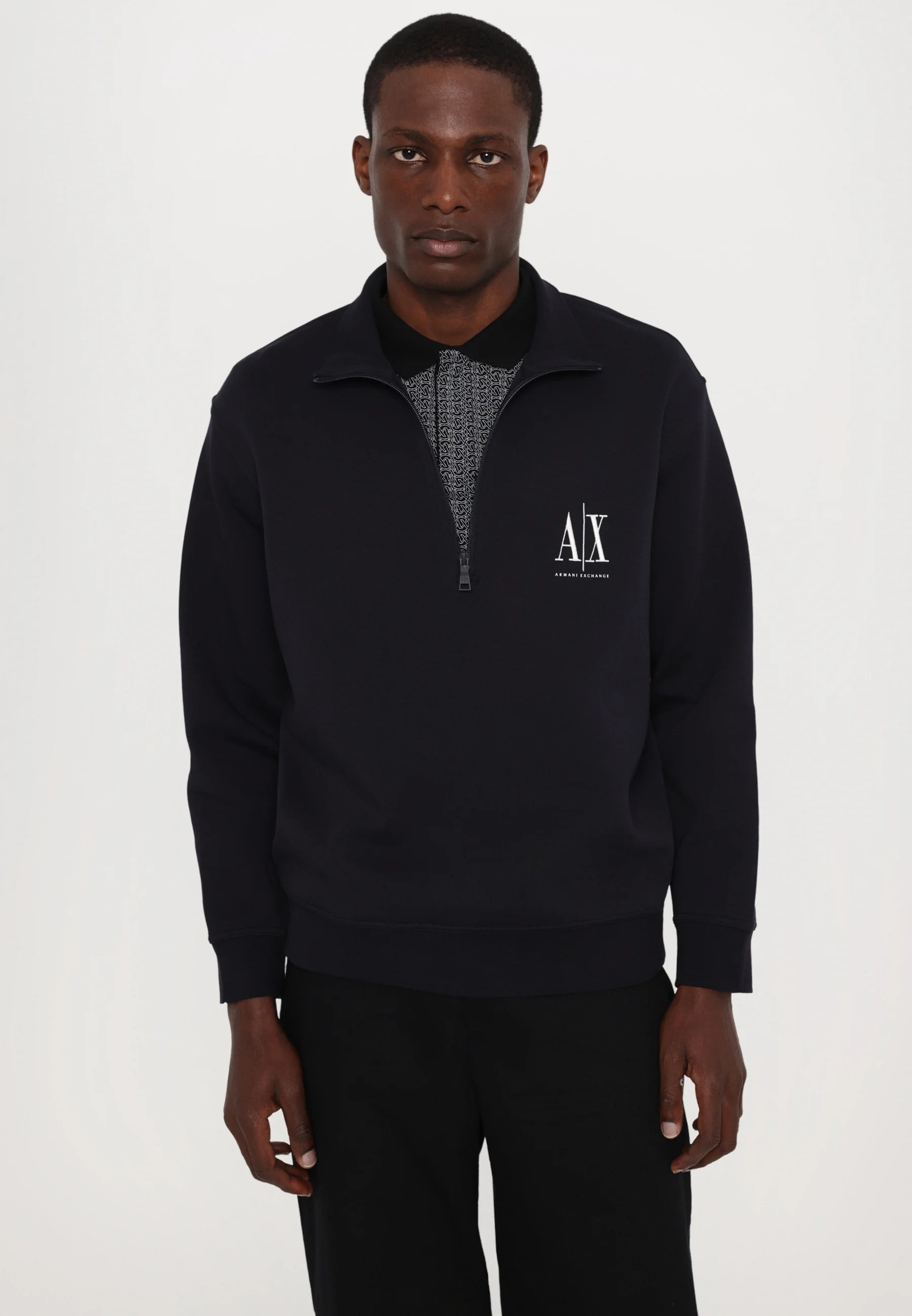 Sweatshirt com fecho Armani Exchange