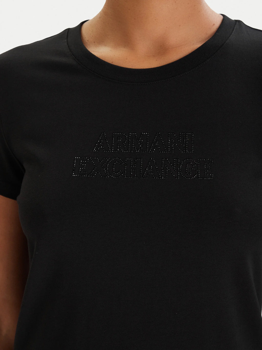 T-shirt detalhes brilhantes Armani Exchange