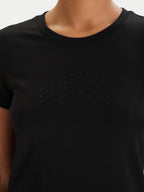 T-shirt detalhes brilhantes Armani Exchange