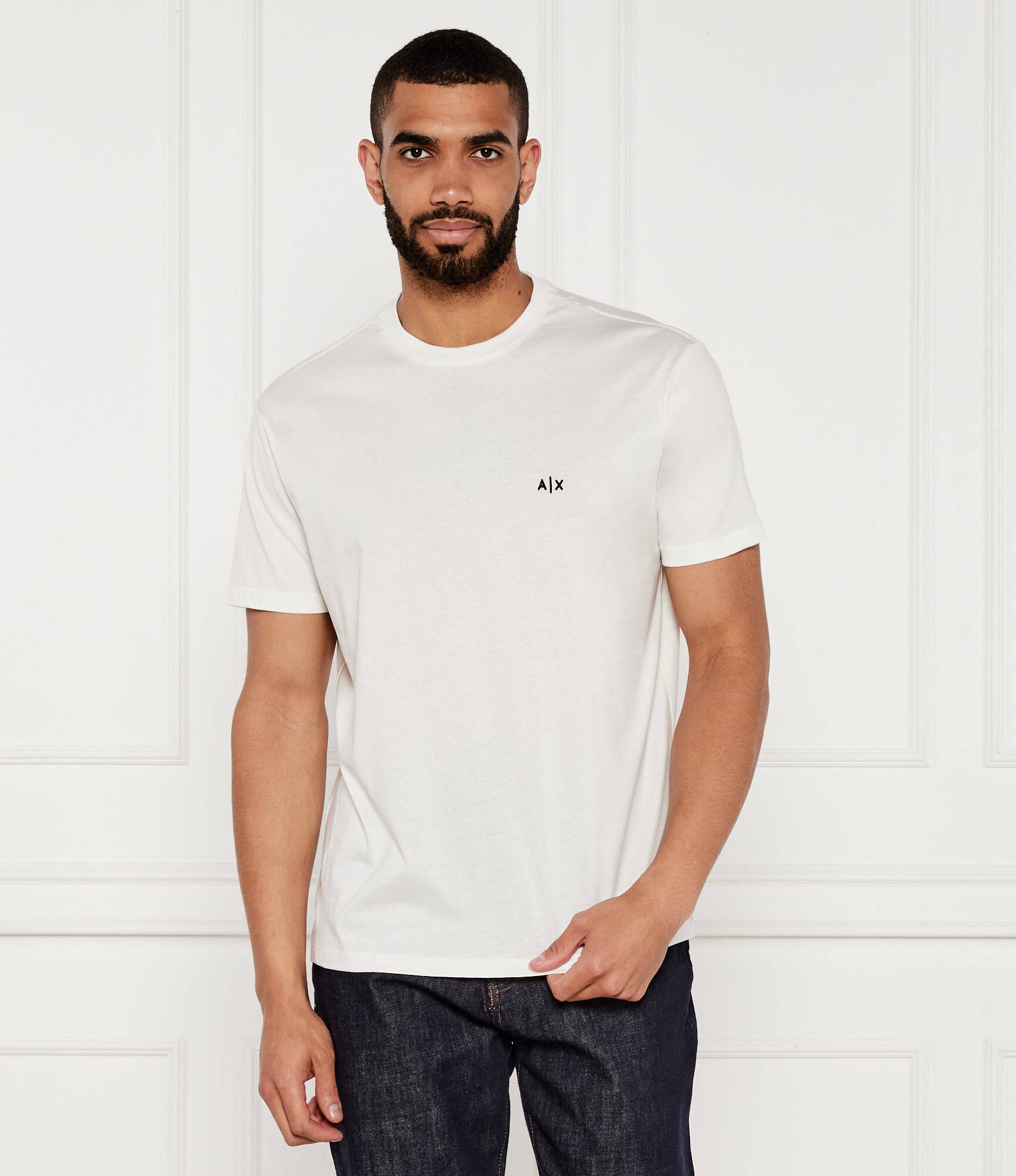T-shirt básica de corte regular Armani Exchange
