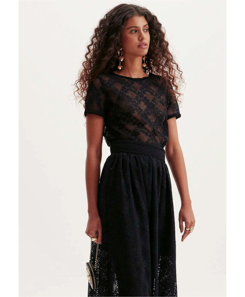 Blusa rendada LANÇA PERFUME