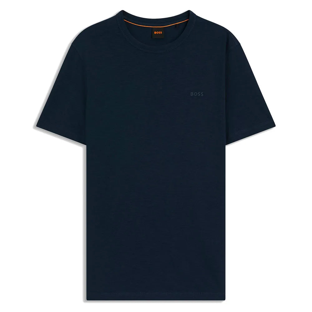 T-shirt básica com logotipo discreto BOSS