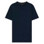 T-shirt básica com logotipo discreto BOSS
