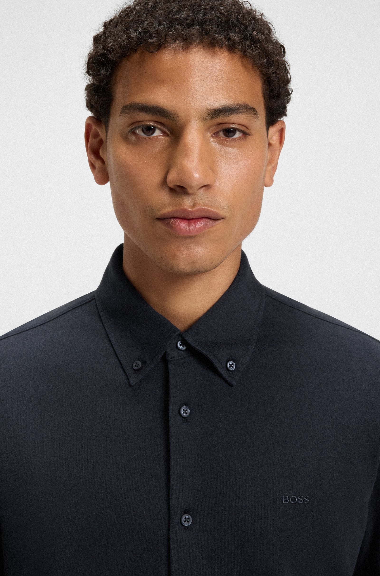 Camisa algodão BOSS