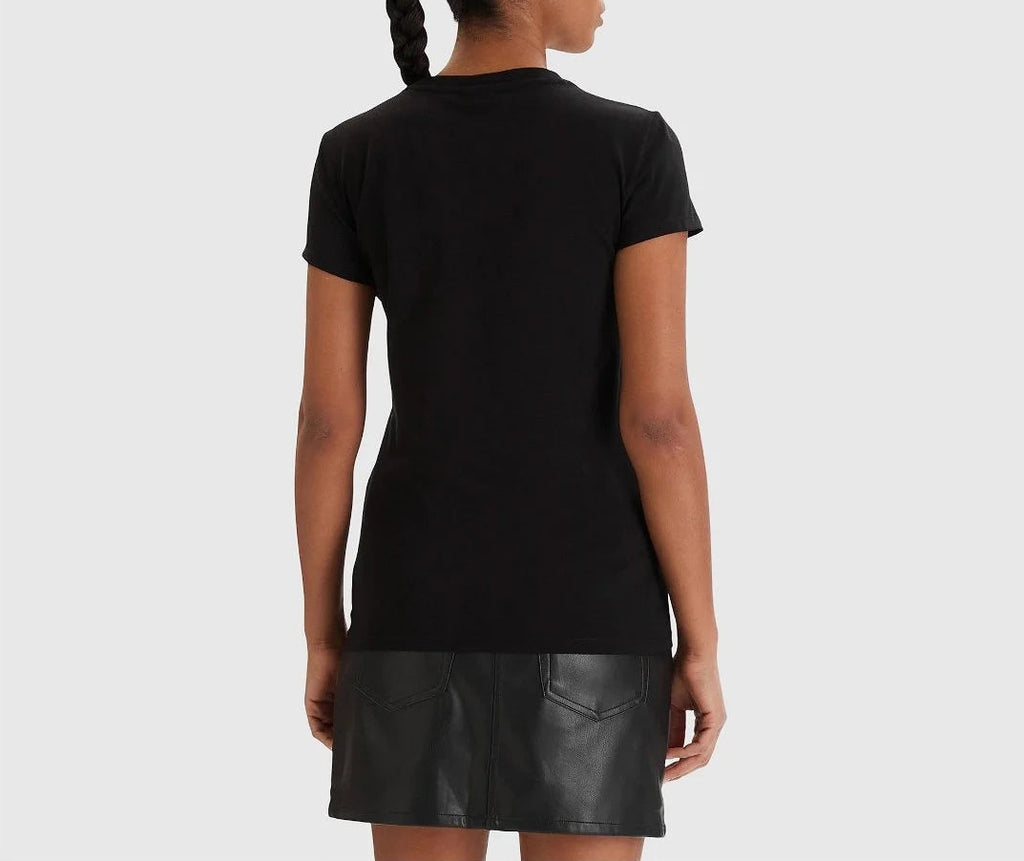 T-shirt com logo metálico Armani Exchange