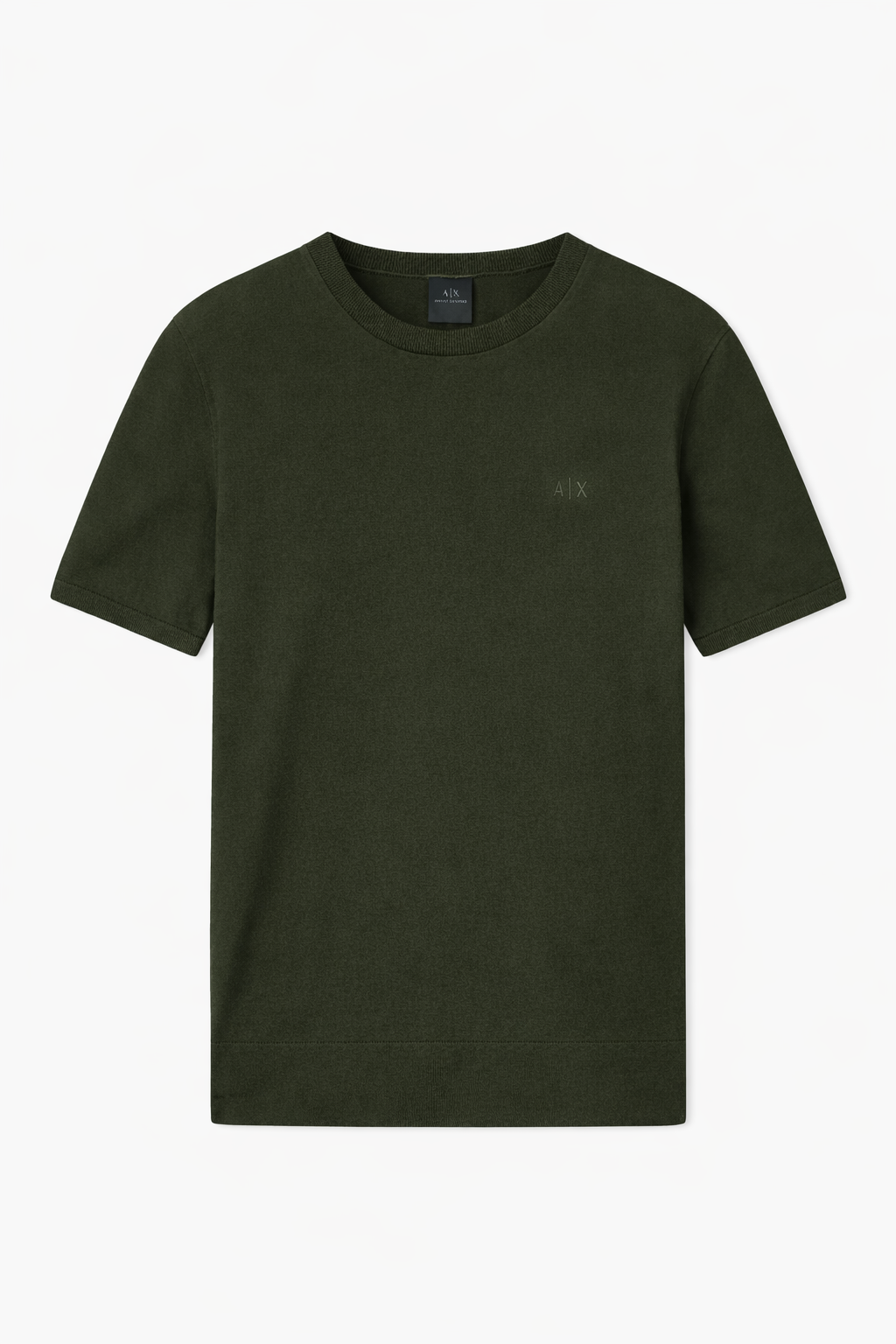 T-shirt de malha Armani Exchange