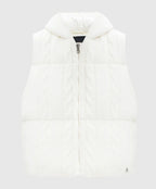 Colete acolchoado com padrão de trançado TWINSET ACTITUDE