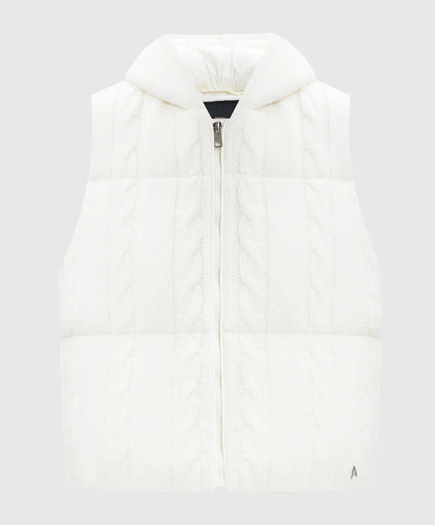 Colete acolchoado com padrão de trançado TWINSET ACTITUDE