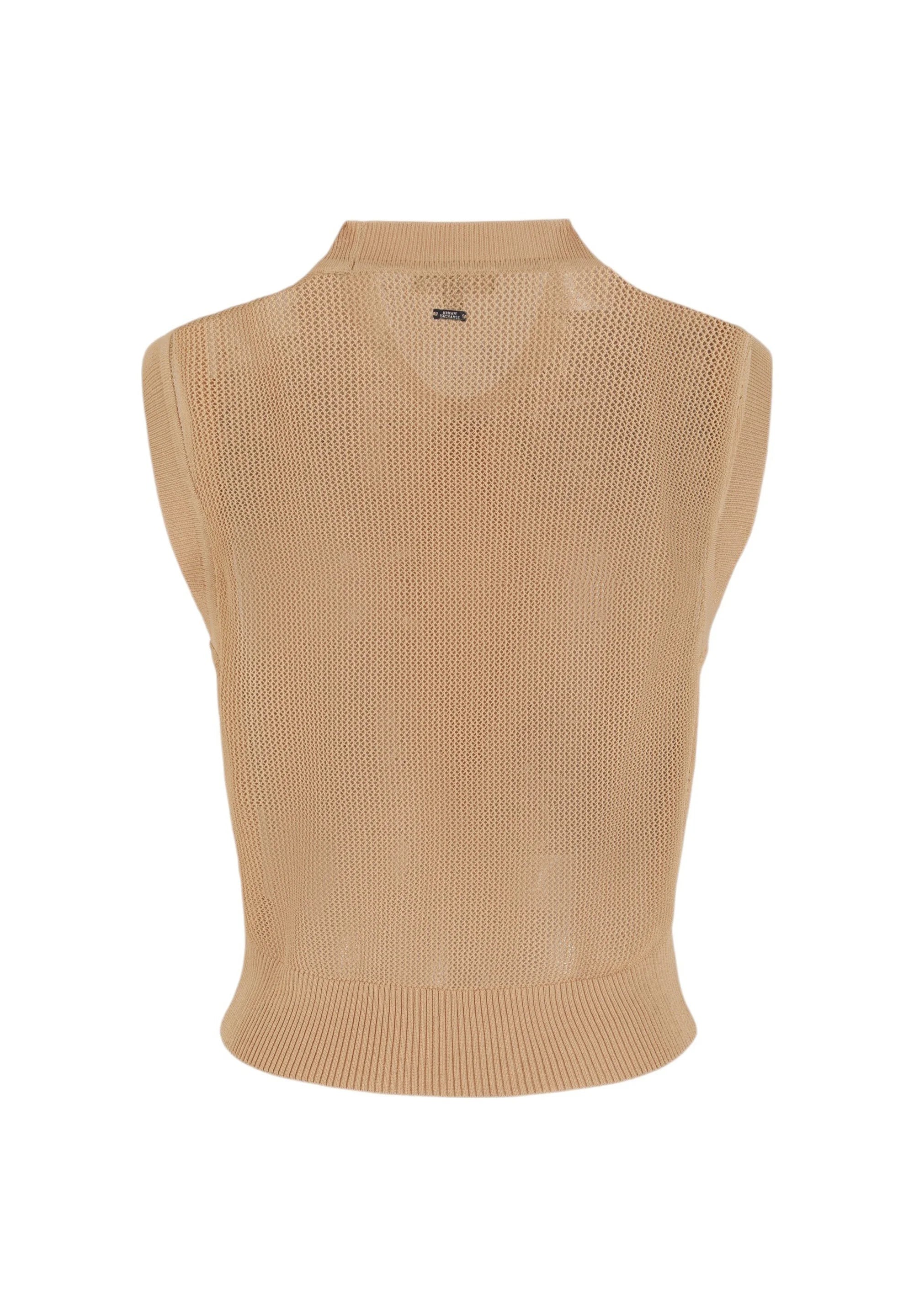 Blusa de malha vazada Armani Exchange