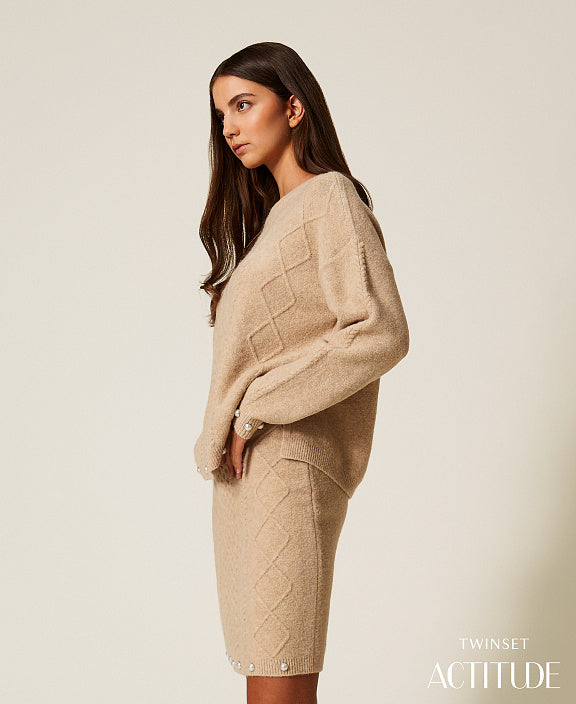 Saia de malha TWINSET ACTITUDE