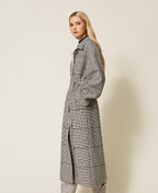 Sobretudo clássico xadrez TWINSET ACTITUDE