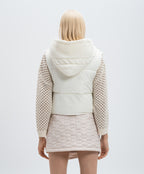 Colete acolchoado com padrão de trançado TWINSET ACTITUDE