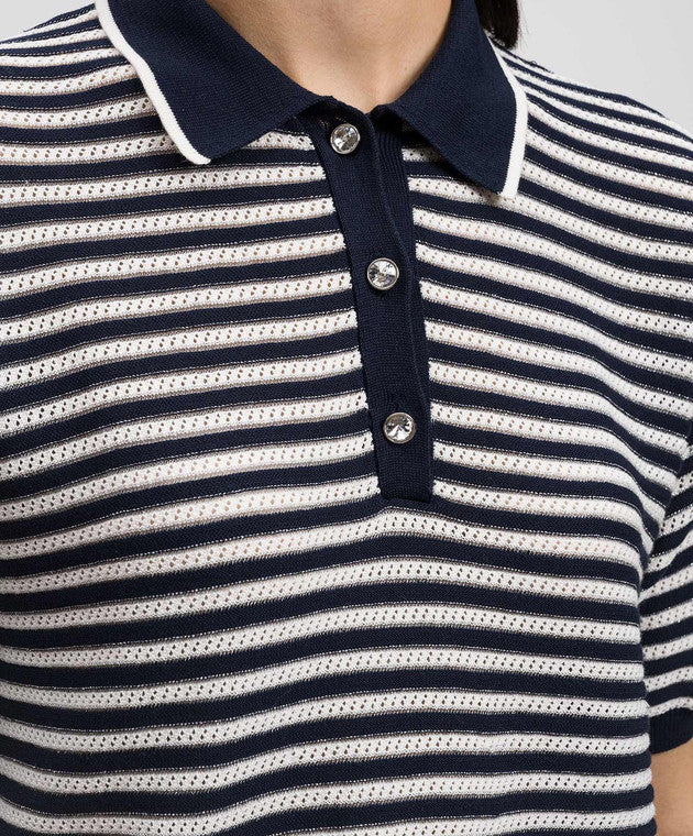 Polo com listras lurex TWINSET ACTITUDE