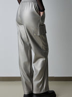 Calça cargo de ecopele BSB