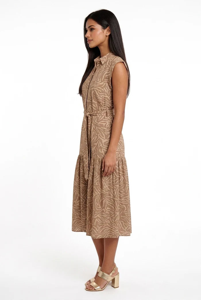 Vestido midi estampado MARKUP