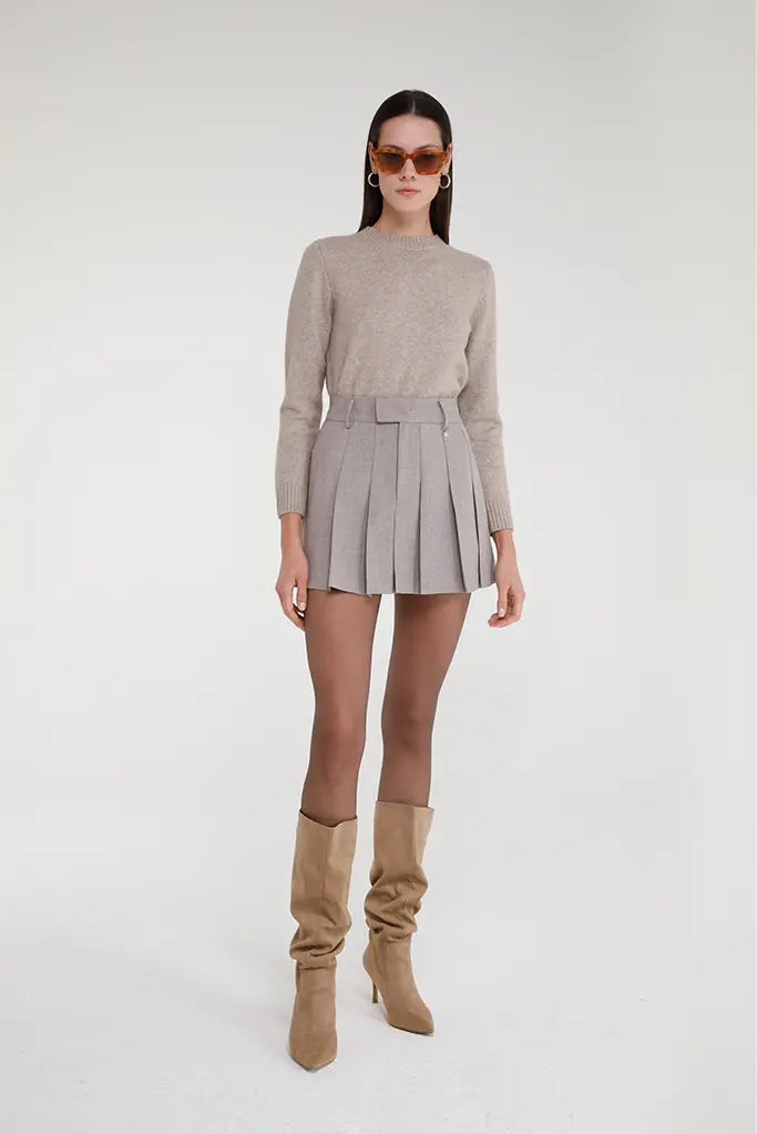 Saia curta plissada GOA GOA