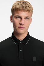 Polo BOSS em algodão piqué