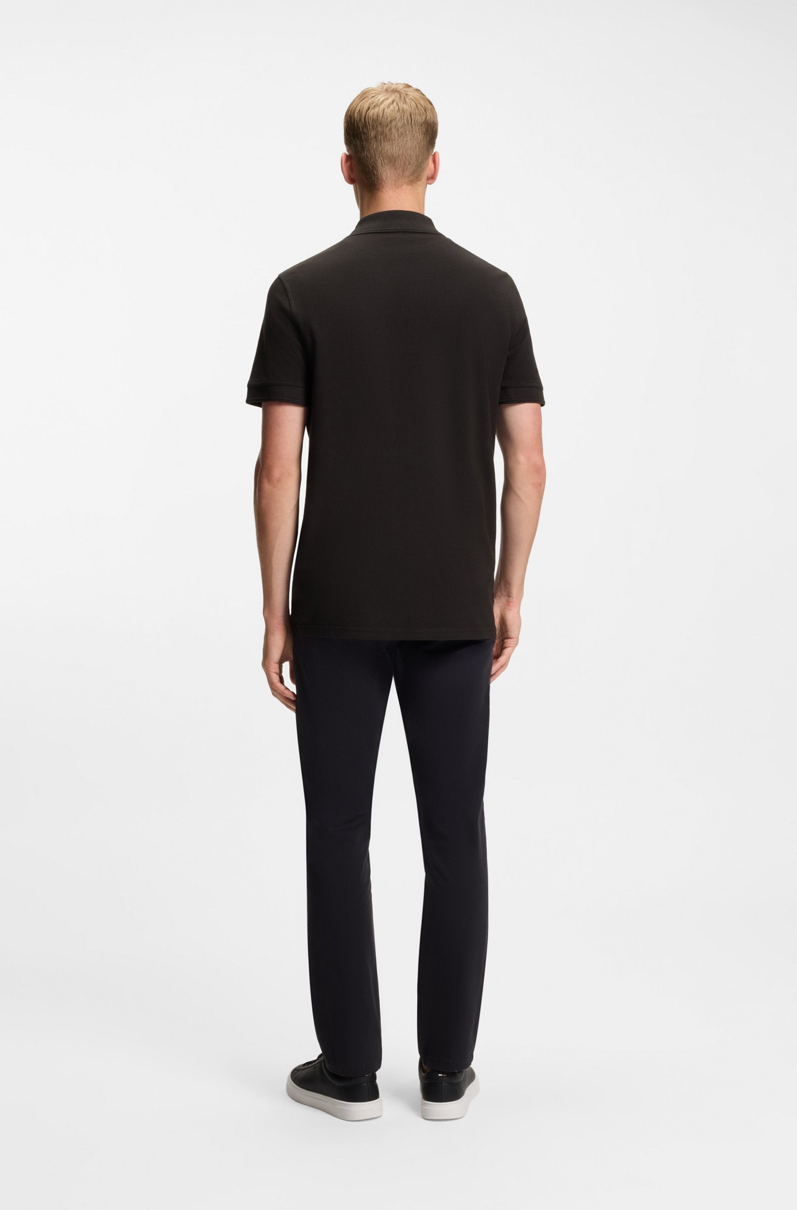 Polo com logotipo estampado BOSS