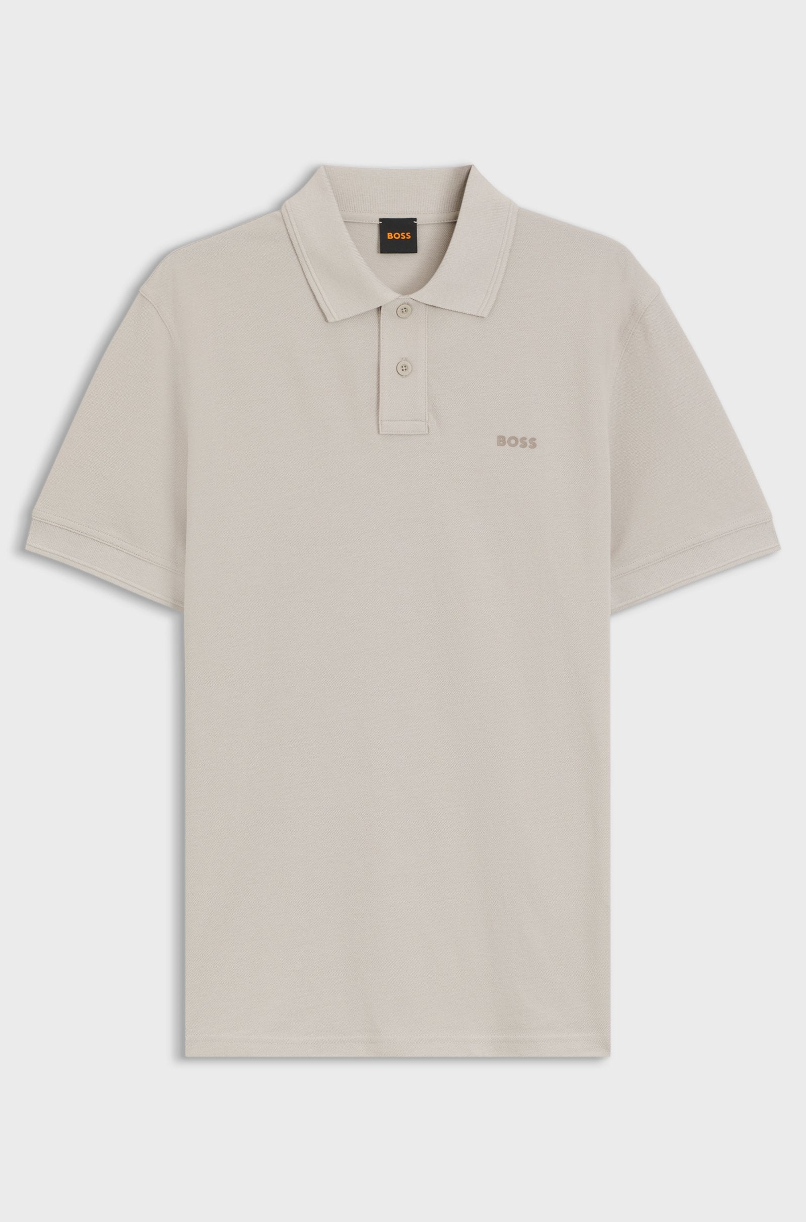 Polo com logotipo estampado BOSS