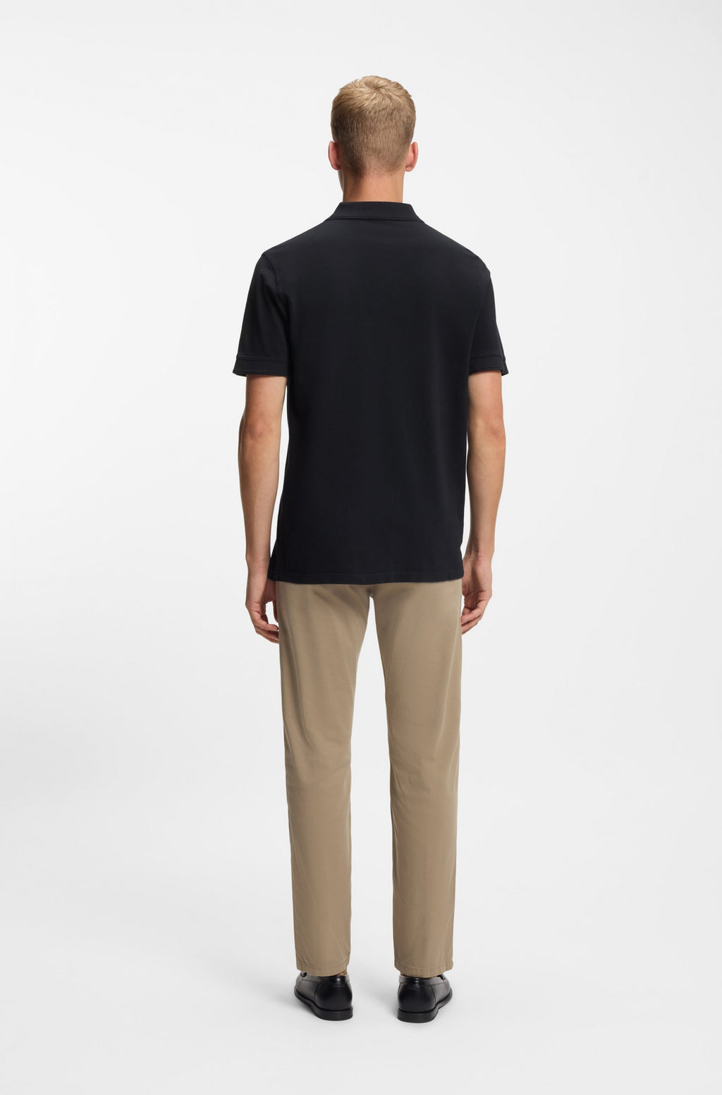 Polo com logotipo estampado BOSS