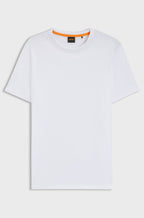 T-shirt básica com logotipo discreto BOSS