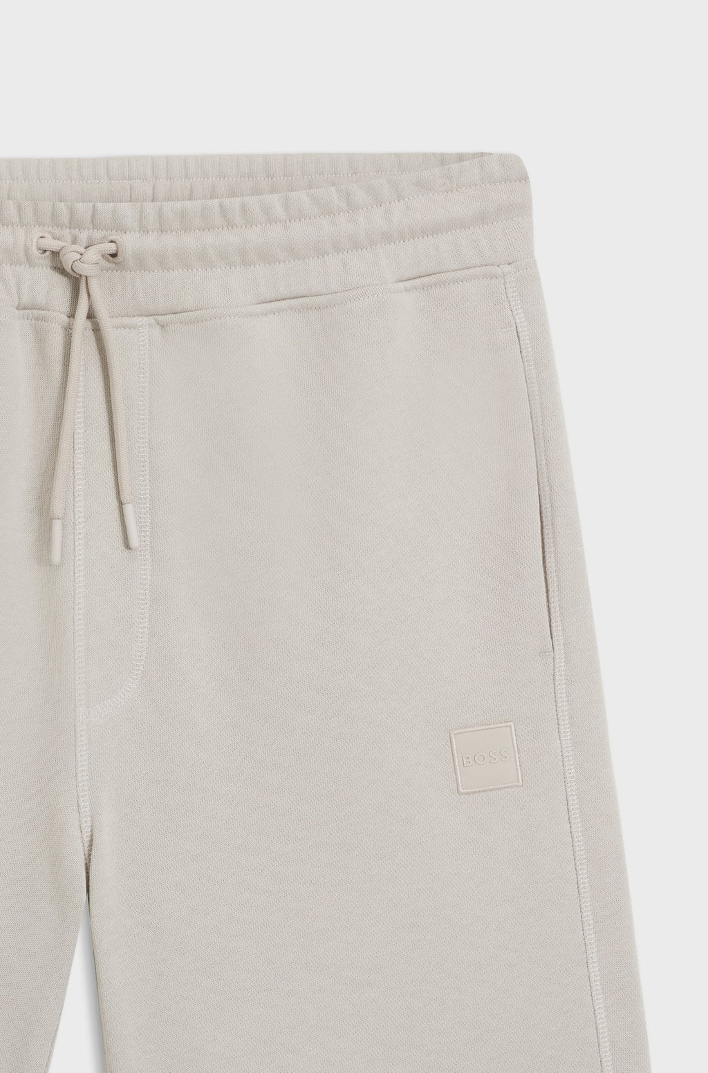 Calção de malha com emblema de logotipo BOSS