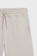 Calção de malha com emblema de logotipo BOSS