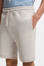 Calção de malha com emblema de logotipo BOSS