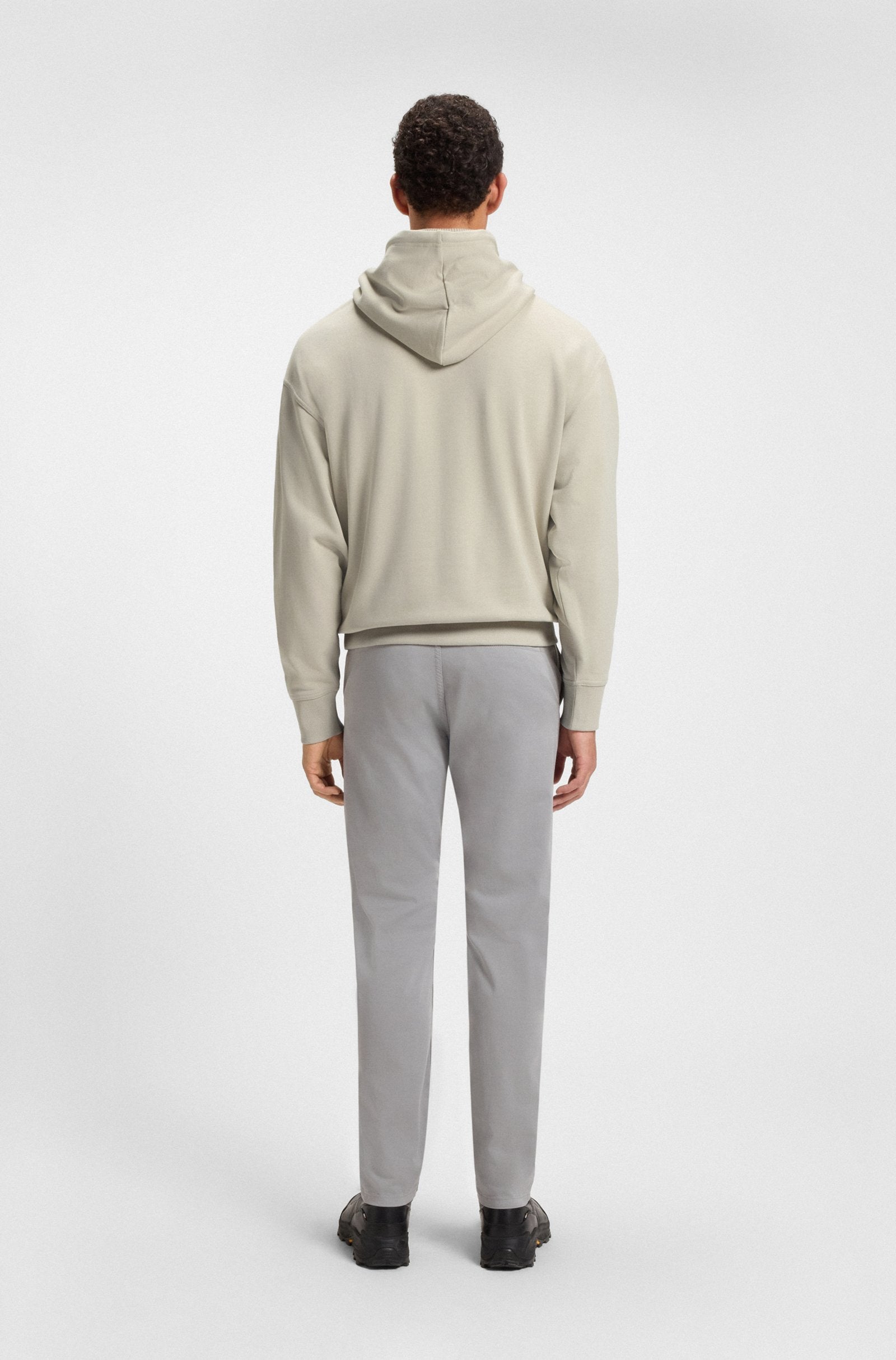 Sweatshirt com capuz com logo BOSS