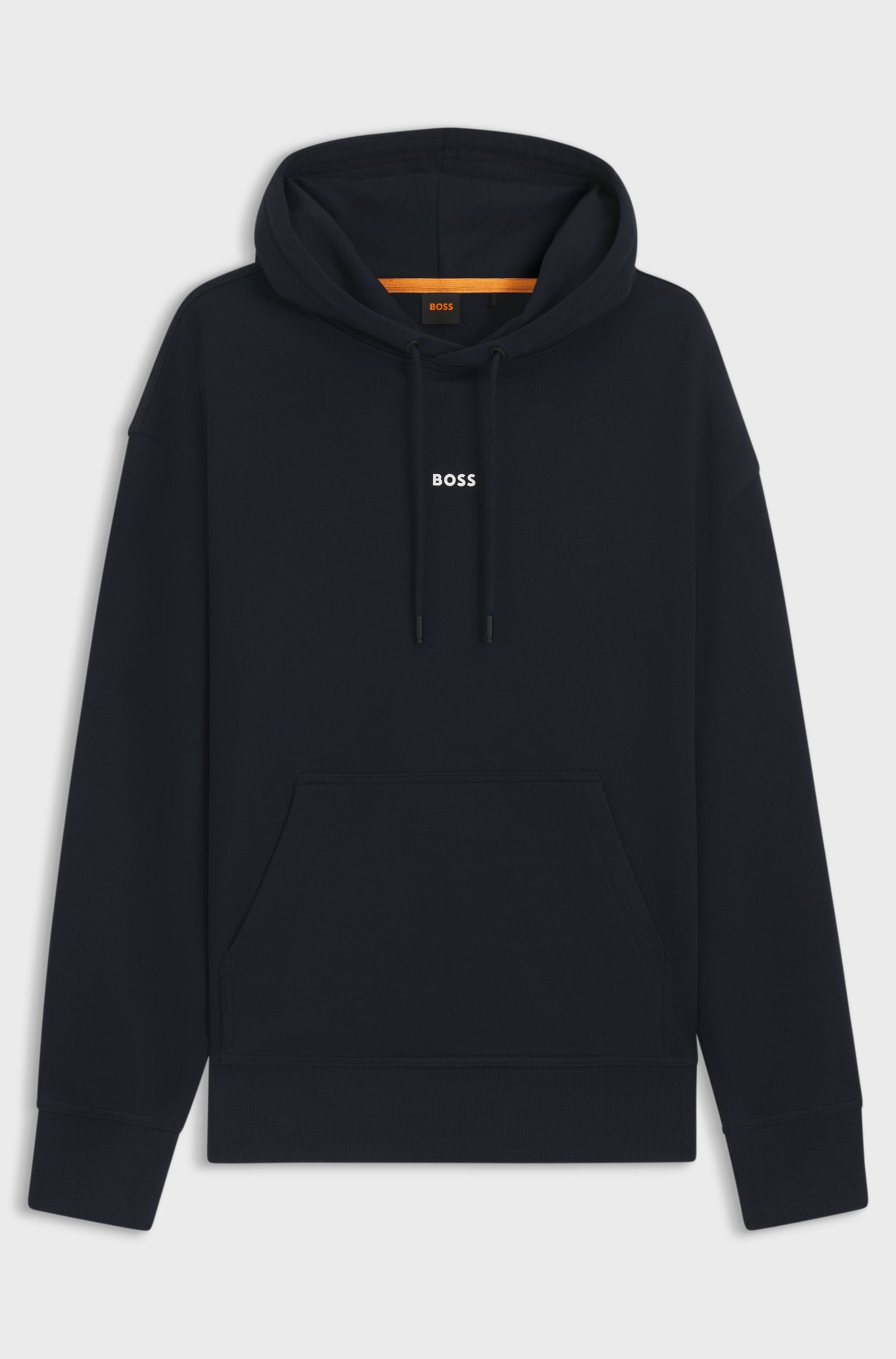 Sweatshirt com capuz com logo BOSS