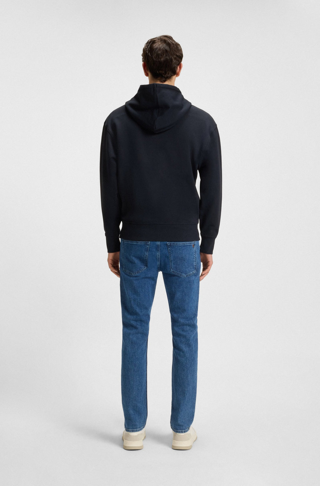 Sweatshirt com capuz com logo BOSS