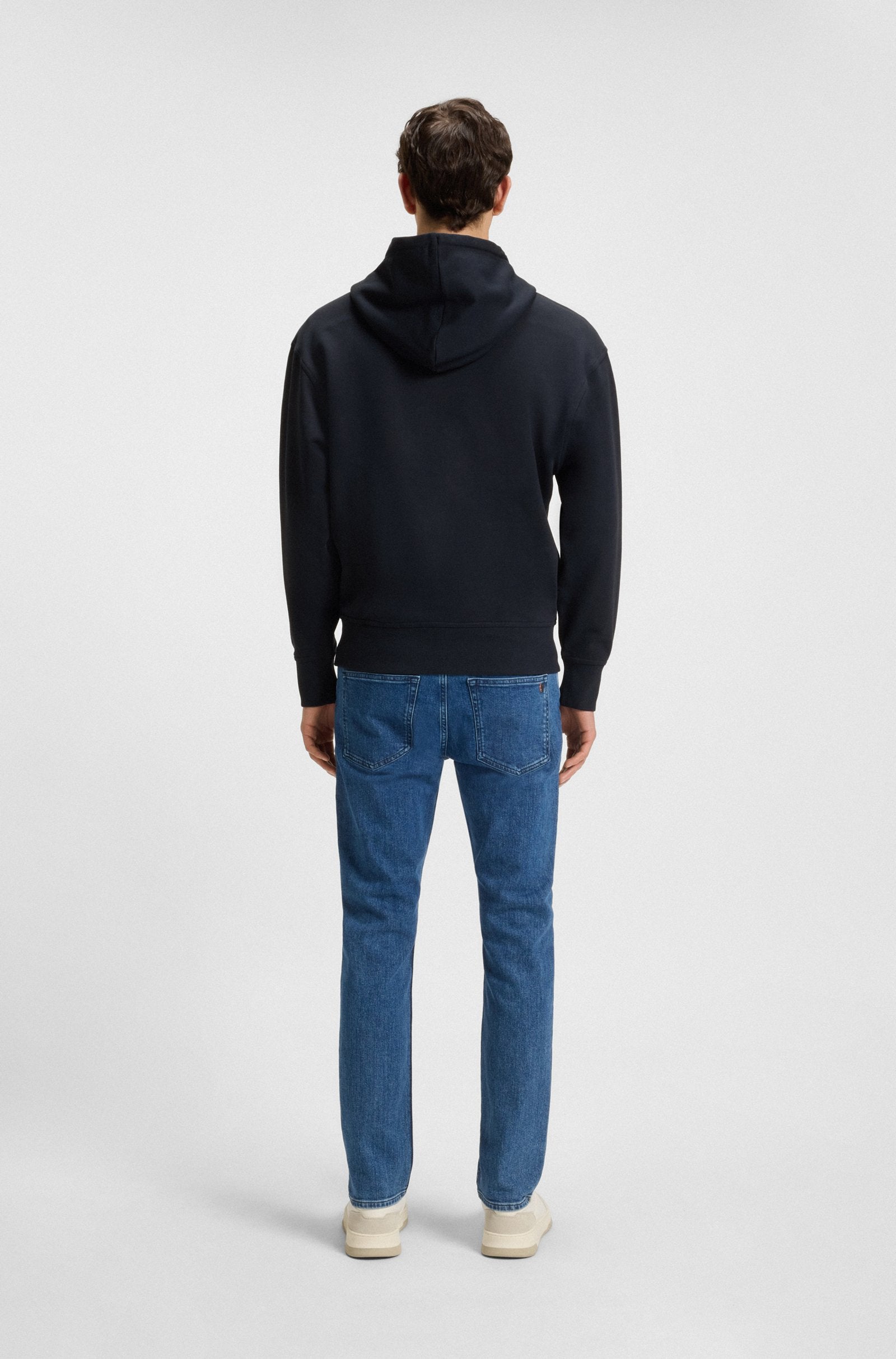 Sweatshirt com capuz com logo BOSS