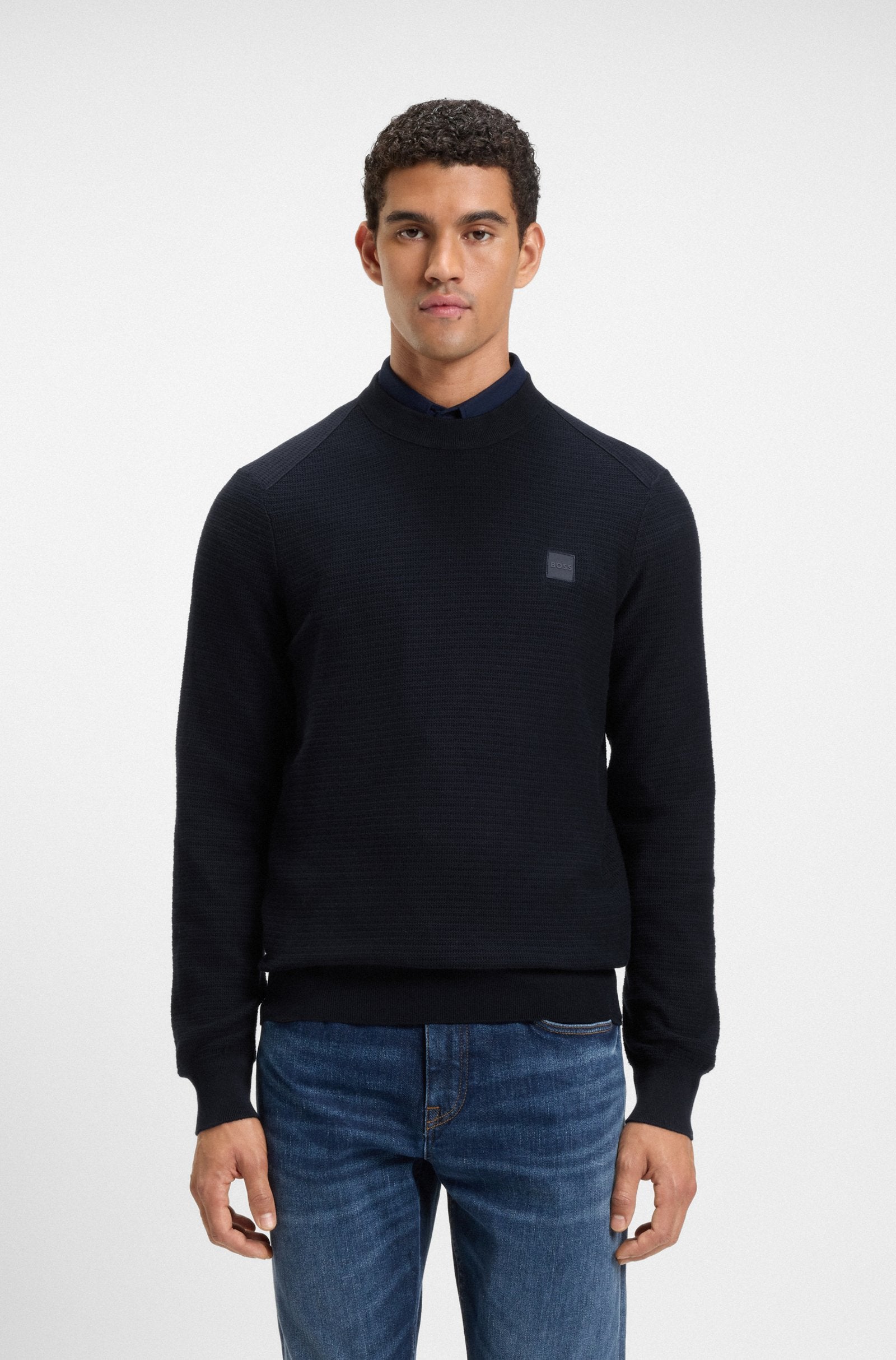 Camisola estruturada em algodão