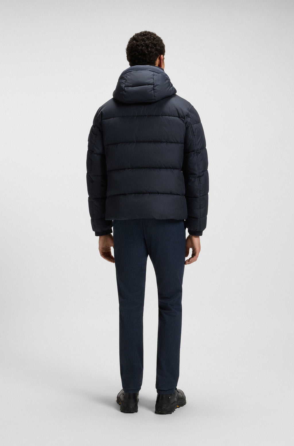 Kispo BOSS acolchoado de ajuste regular em tecido repelente à água