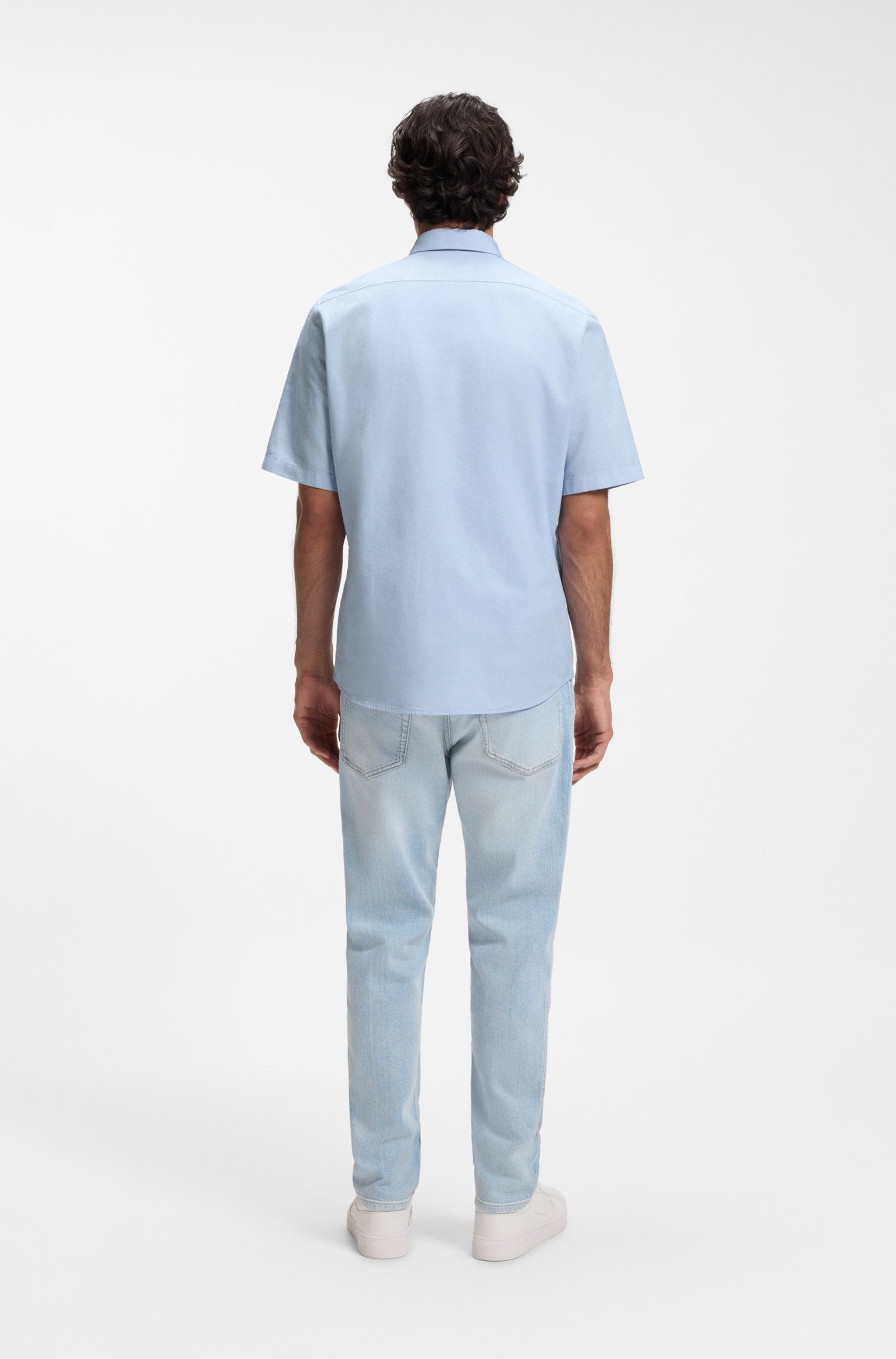 Camisa Oxford de manga curta BOSS